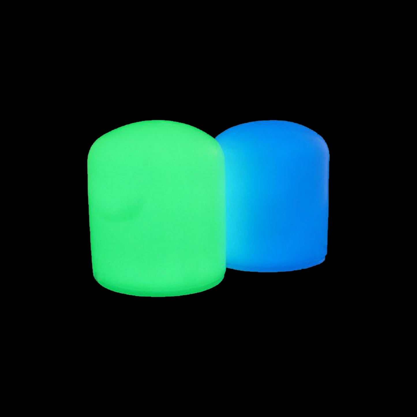 glow in the dark dock post caps trailer hitch caps
