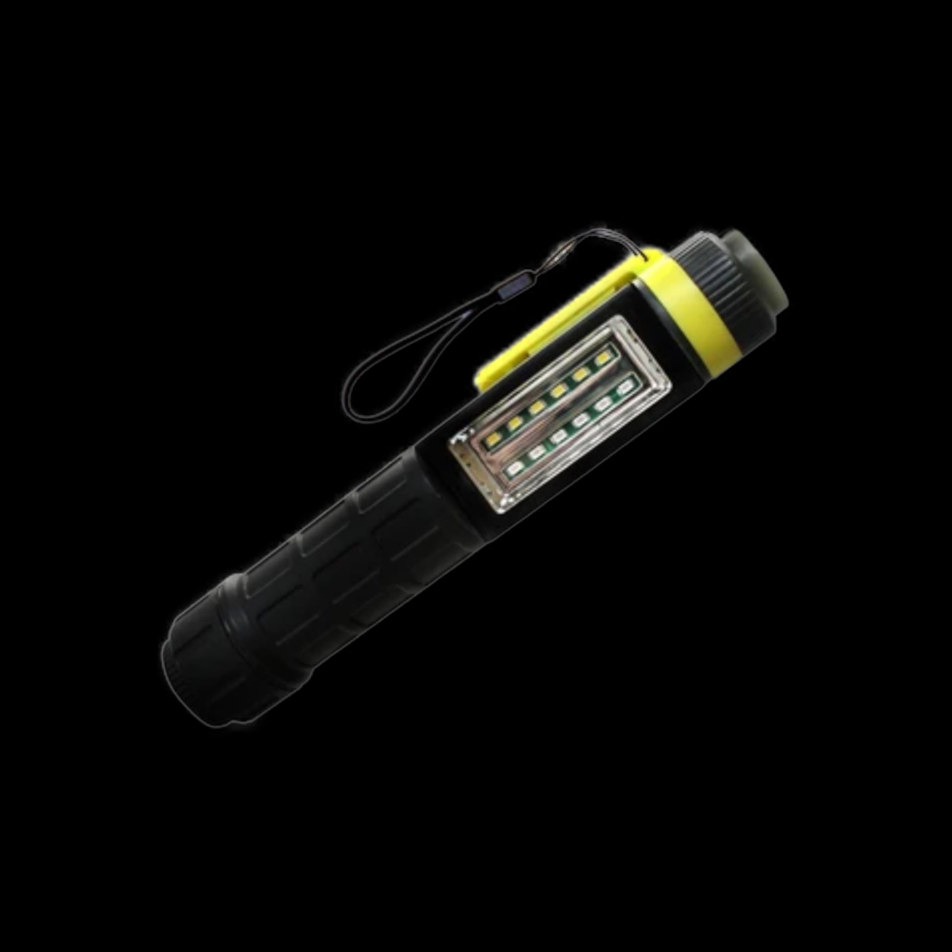 glow in the dark self charging sustainable off-grid flashlight