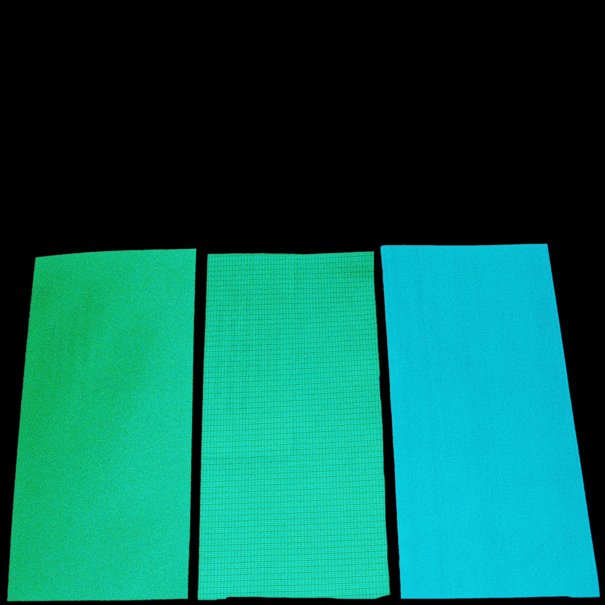 GLOROPE Glow in the Dark fabric sample pack