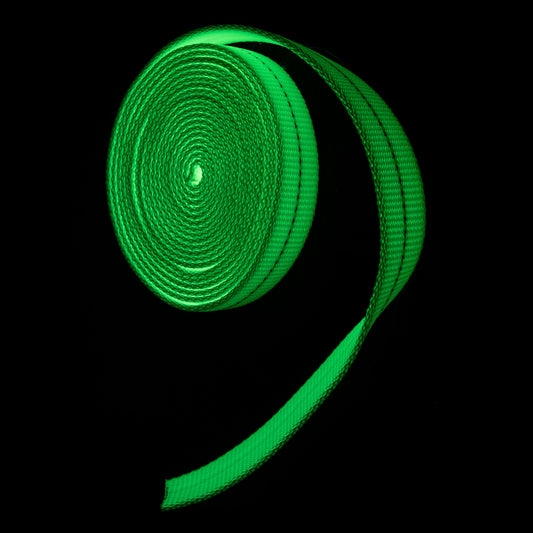 glow in the dark nylon webbing durable